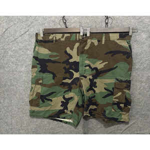 Propper Camo Cargo Shorts Mens XXL Green Woodland‎ Combat Tactical